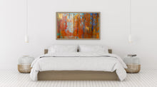 Load image into Gallery viewer, Autumn Walk in the Rain 24 x 36 inches
