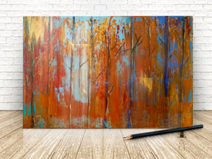 Autumn Walk in the Rain 24 x 36 inches