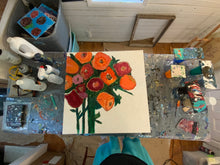 Load image into Gallery viewer, Passel of Posies 24 x 24
