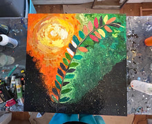 Load image into Gallery viewer, Sukkot. 24 x 24 inches
