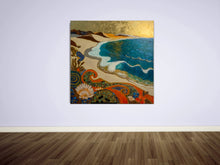 Load image into Gallery viewer, Golden Beach  a la Klimt
