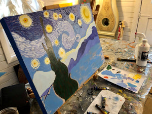Van Gogh's Starry Night by Angie