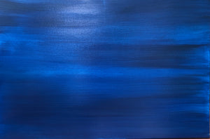 Deep Blue Sea: large 24" x 36" gallery wrapped canvas